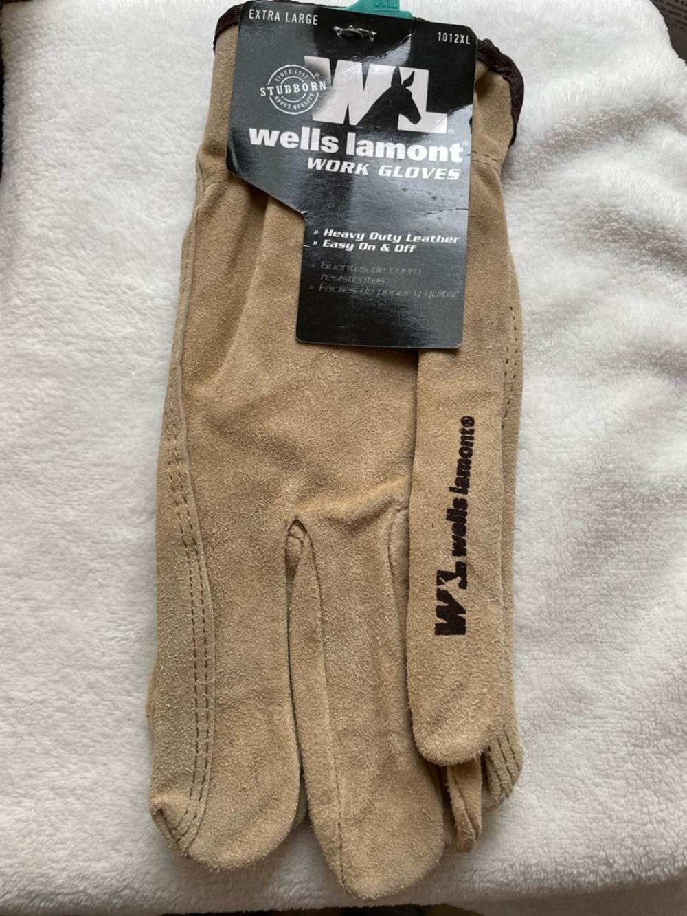 Wells Lamont Men’s Tan Leather Work Gloves - Extra Large